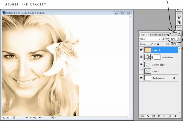 Creation of Love In Her Eyes....: Step 5